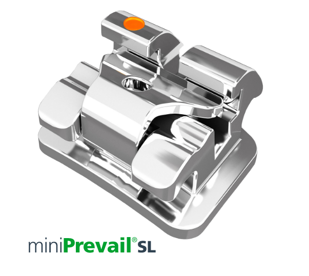 Mắc cài thép tự buộc MiniPrevail® SL Bracket System