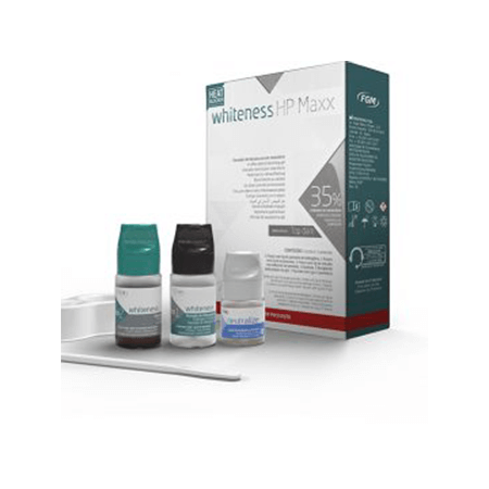 Bộ tẩy trắng tại ghế Whiteness HP Maxx Mini Kit 35% liều dùng cho 2 bệnh nhân - Hộp
