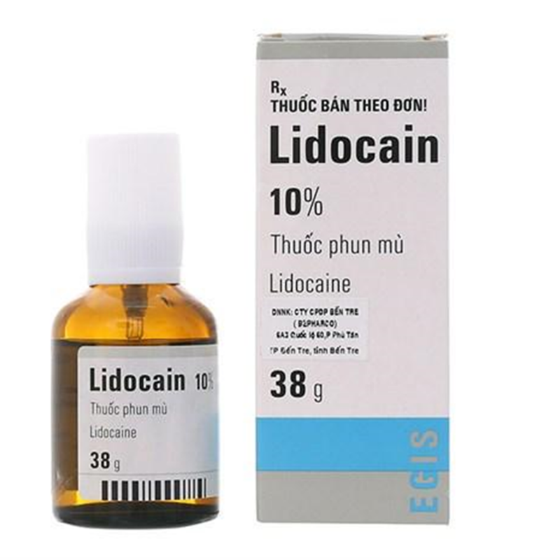 Tê xịt Lidocain 10% - Chai
